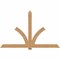 Ekena Millwork Redmond Smooth Timber Gable Bracket, Western Red Cedar, 96"W x 60"H x 3 1/2"D x 5 1/2"F, 15/12 Pitch GBW096X60X0406RED00SWR - alternate 1